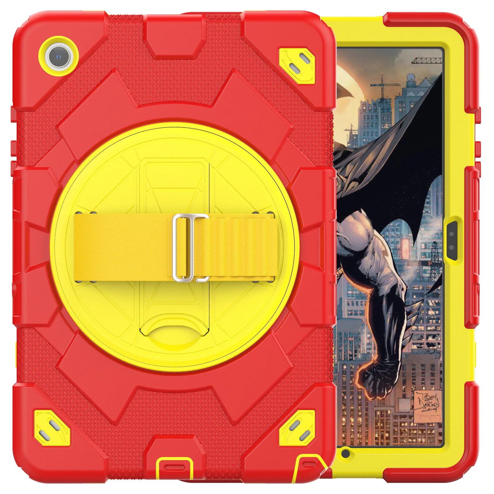 Samsung Galaxy Tab A9 Plus Case with 360 Rotating Stand and Strap i China Mainland Tidesmit