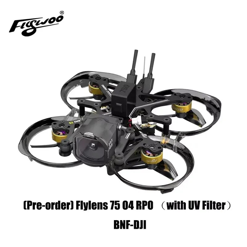 Flywoo Flylens 75 HD O4 FPV Drone | Compact 2S Racing Quadcopter 1 Tidesmit