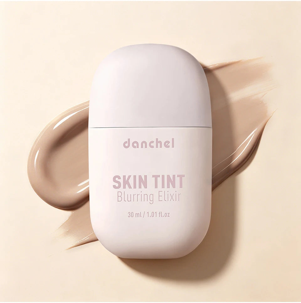 Tidesmit Skin Tint Blurring Elixir Foundation texture close-up showing hydrating long-lasting pore-blurring coverage