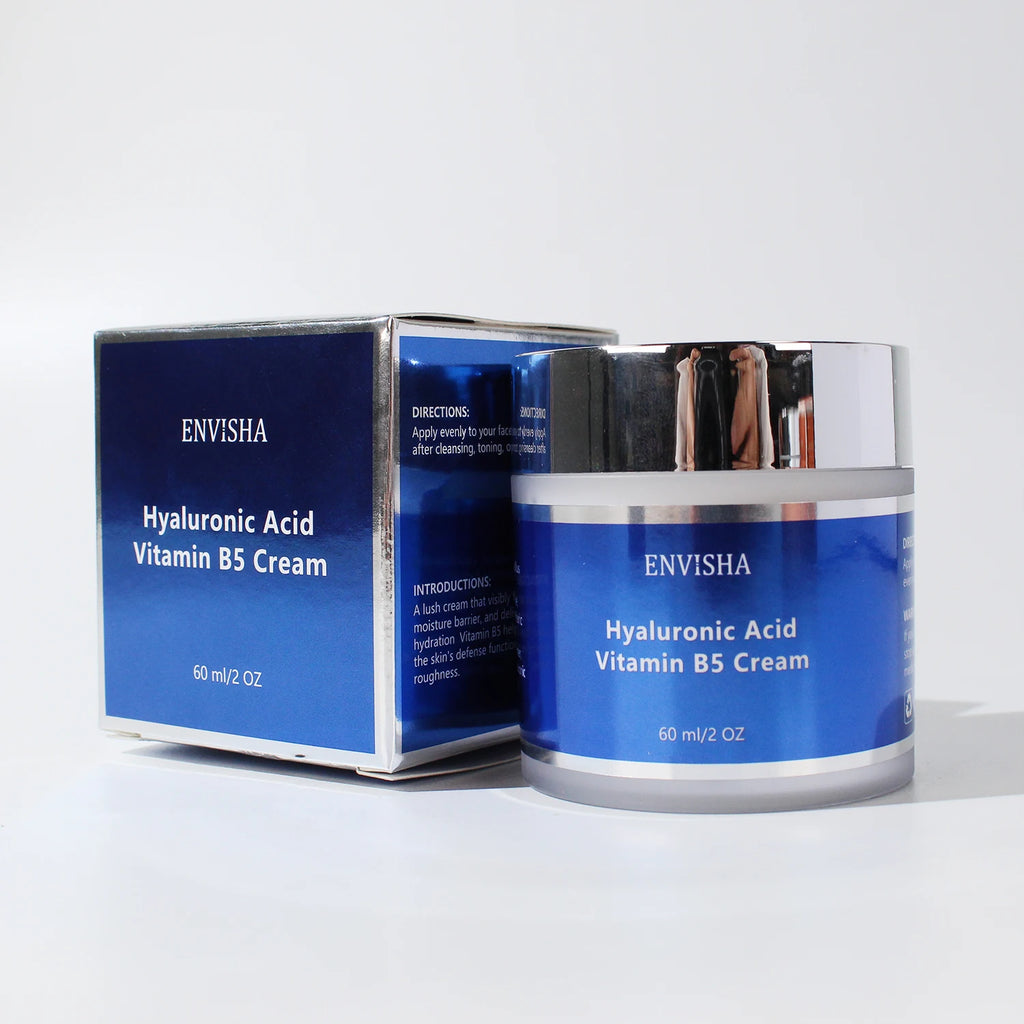 ENVISHA Face Cream Hyaluronic Acid&Vitimin B5 Skin Care Anti-Wrinkle Aging Moisturizing Shrink Pores Whitening Smooth Firming