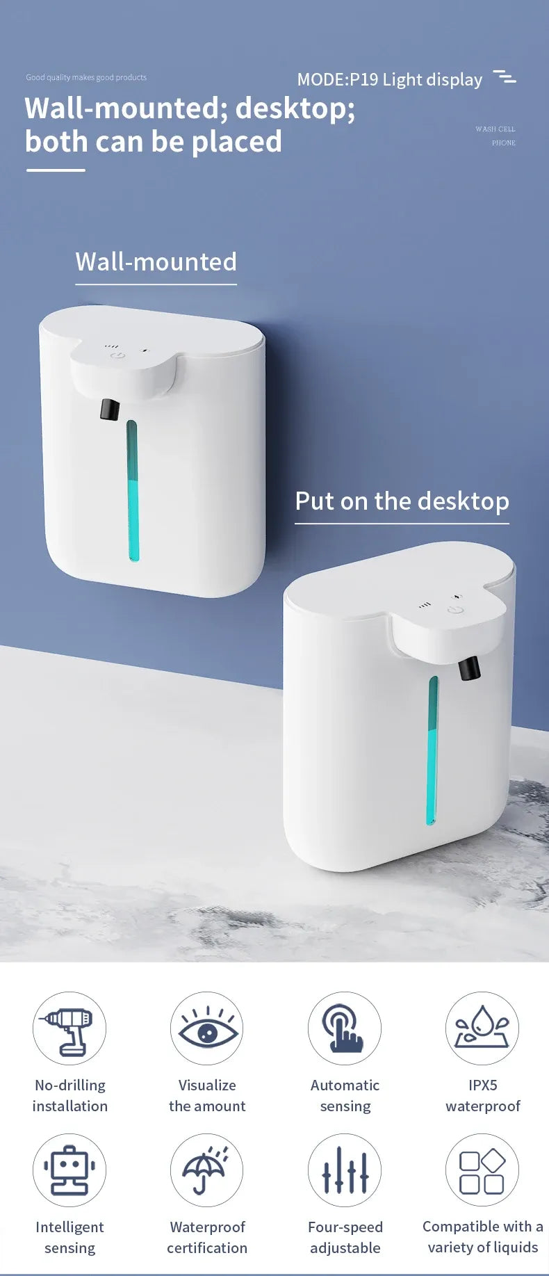 Tidesmit 500ML Automatic Soap Dispenser