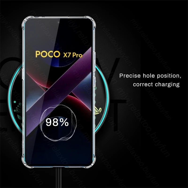 Poco X7 Pro 5G Case with Screen and Lens Protector | Military-Grade Slim Fit Tidesmit