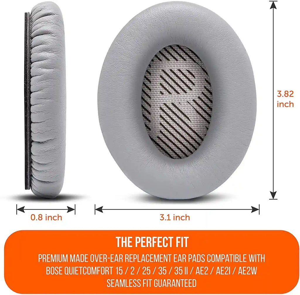 Bose QC35 Replacement Ear Pads - Soft Memory Foam Cushions Tidesmit