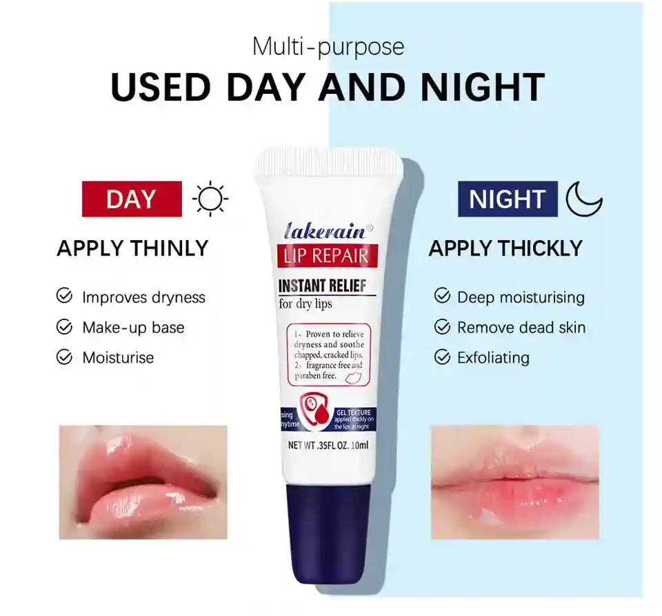 Lip Repair Gel 2pcs - Deep Moisturizing Balm for Dry Lips Lip Care Tidesmit