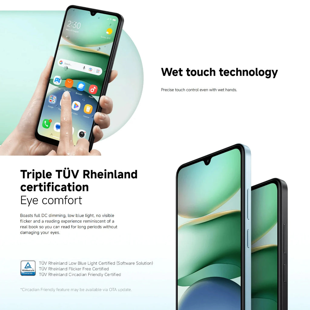 Xiaomi Redmi A5 6.88 Inch Smartphone - 120Hz Display, 32MP Camera Gold AE Tidesmit