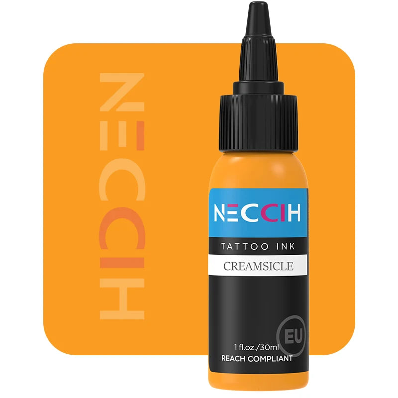 Tattoo Ink Pigment 30ml - Professional PMU Semi-Permanent Set Permanent Makeup Machines Creamsicle Tidesmit
