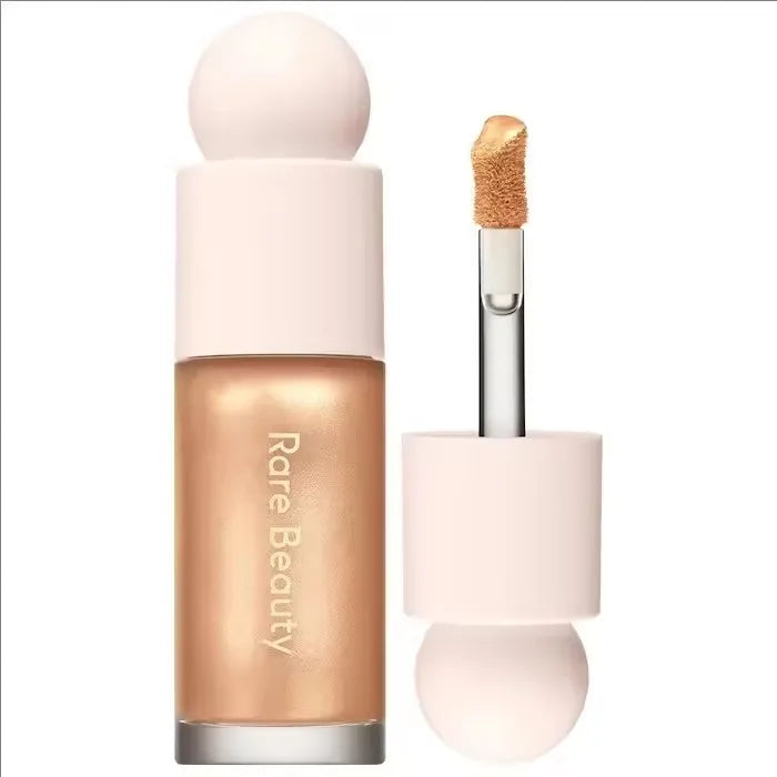 Tidesmit Rare Beauty Soft Pinch liquid blush and highlighter set for long lasting oil control face makeup texture view
