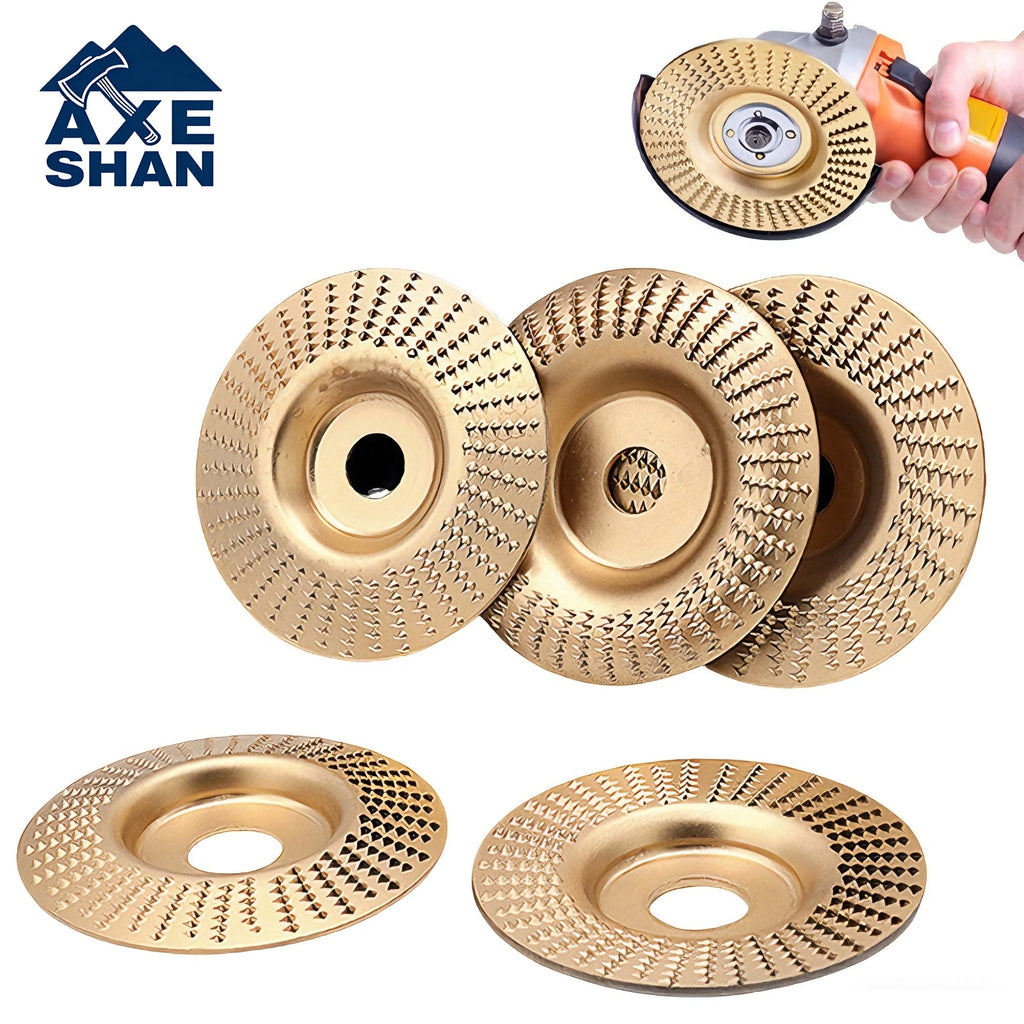 4" Woodworking Shaping Sanding Prick Saw Blade Angle Grinder Round Polishing Disc Wood Tea Tray Carving Power Tools Accessories