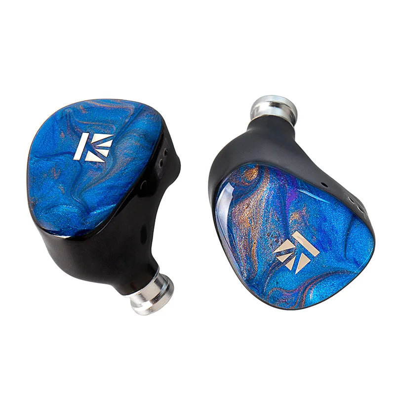 Dual Dynamic Driver IEM Earphones with Detachable Cable blue China Mainland Tidesmit