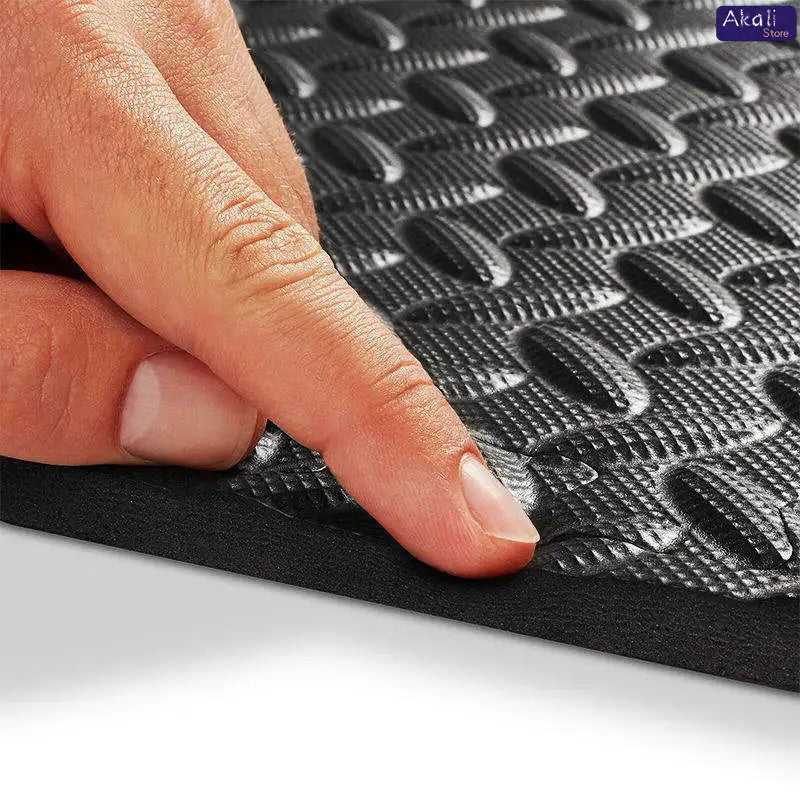 12Pcs EVA Foam Interlocking Floor Mats 60x60cm Gym Flooring Tiles Exercise Yoga Mat Non-Slip Shock Absorbing 10mm