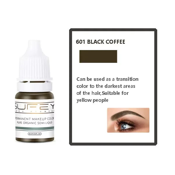Microblading Pigment 8ml - Professional Permanent Makeup Brow Ink Permanent Makeup Machines Tidesmit