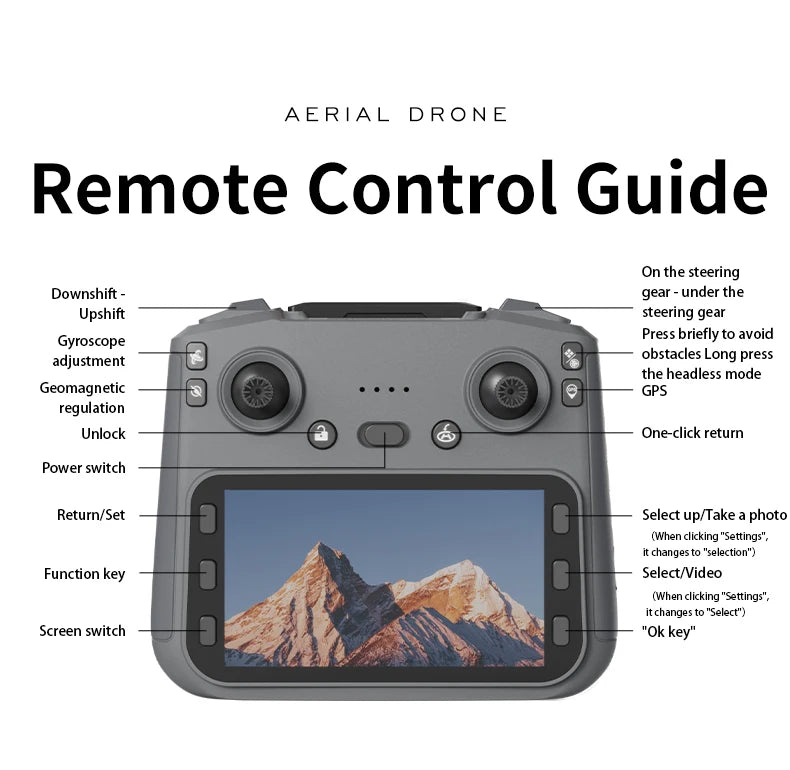 4K GPS Camera Drone with Obstacle Avoidance and EIS - L106-1 Tidesmit