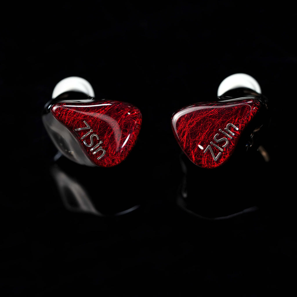 Vermilion Flame Hybrid 1DD+2BA IEM Earphones by Tidesmit Tidesmit