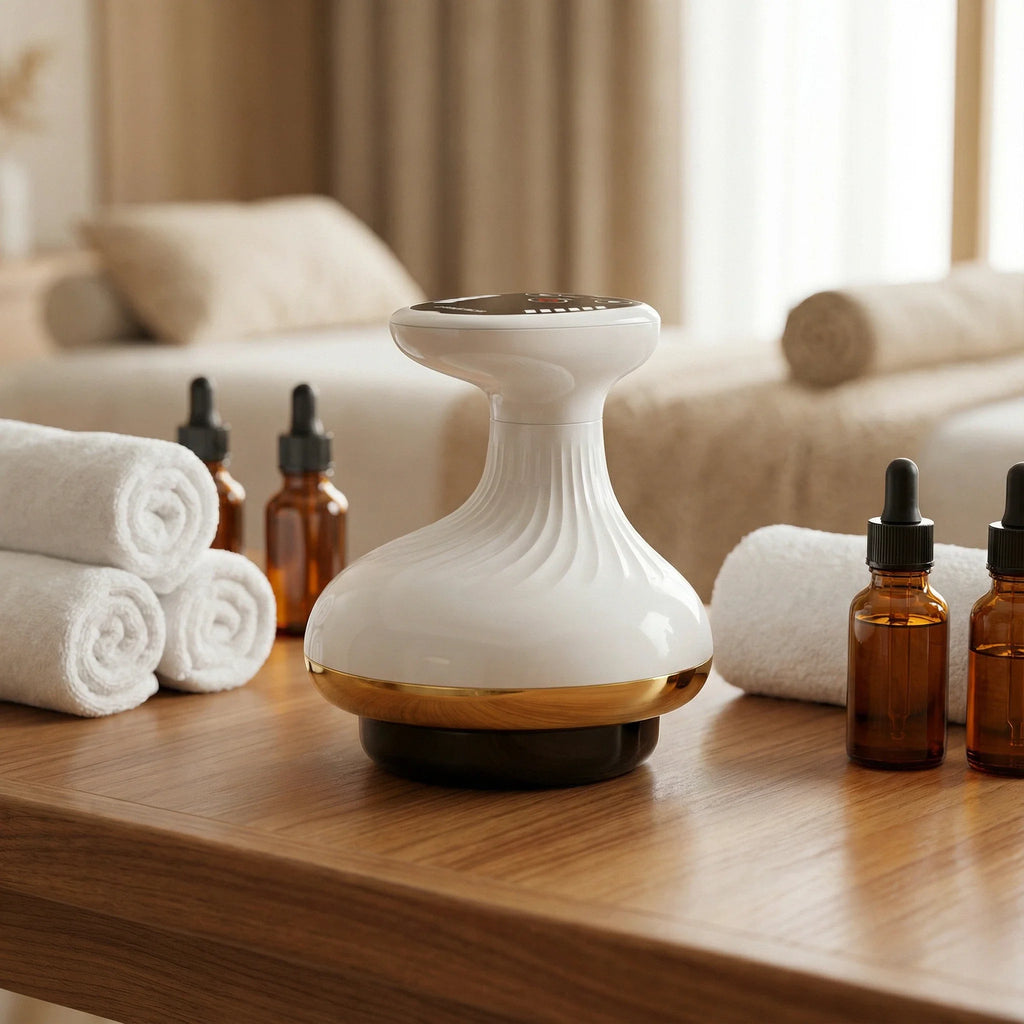 Electric Cupping Massage Machine: 6-Mode Portable Back Pain Relief Relaxation Treatment Tidesmit