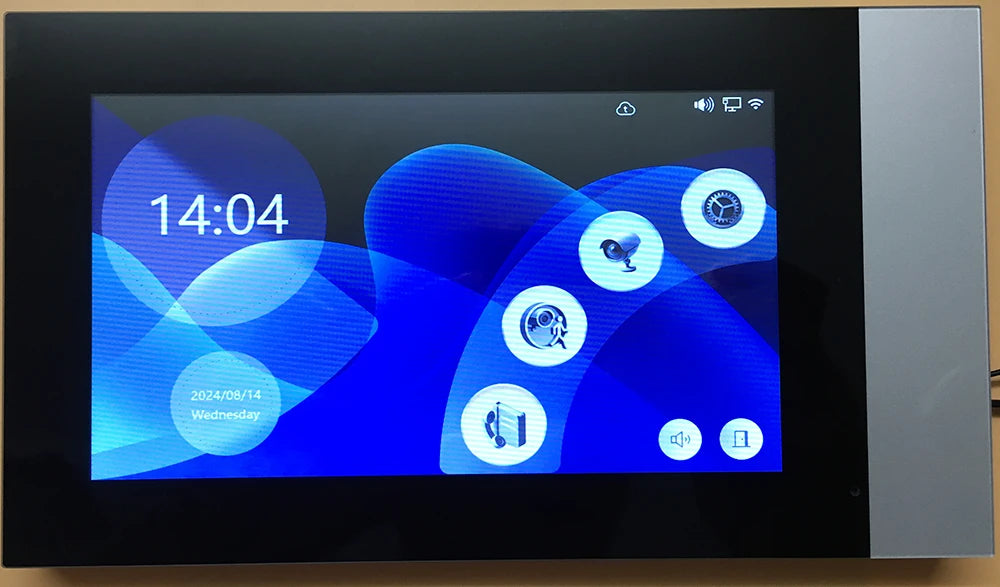New 2 Wire Video Intercom System 7'' Color Touch Screen Tuya Wifi 1080P  Rainproof Call Panel IR Camera for Home Villa Buil