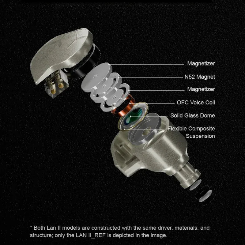 Moondrop LAN 2 HiFi In-Ear Monitors | Dual-Magnetic Driver | Tidesmit Tidesmit