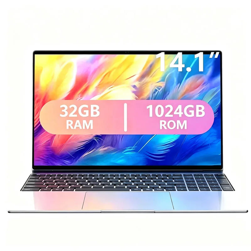 2026 14.1" Intel Core I9 10980HK Laptop Computer Windows 11 Pro 16GB 32GB DDR4 1TB SSD Notebook PC Portable Laptops Gaming