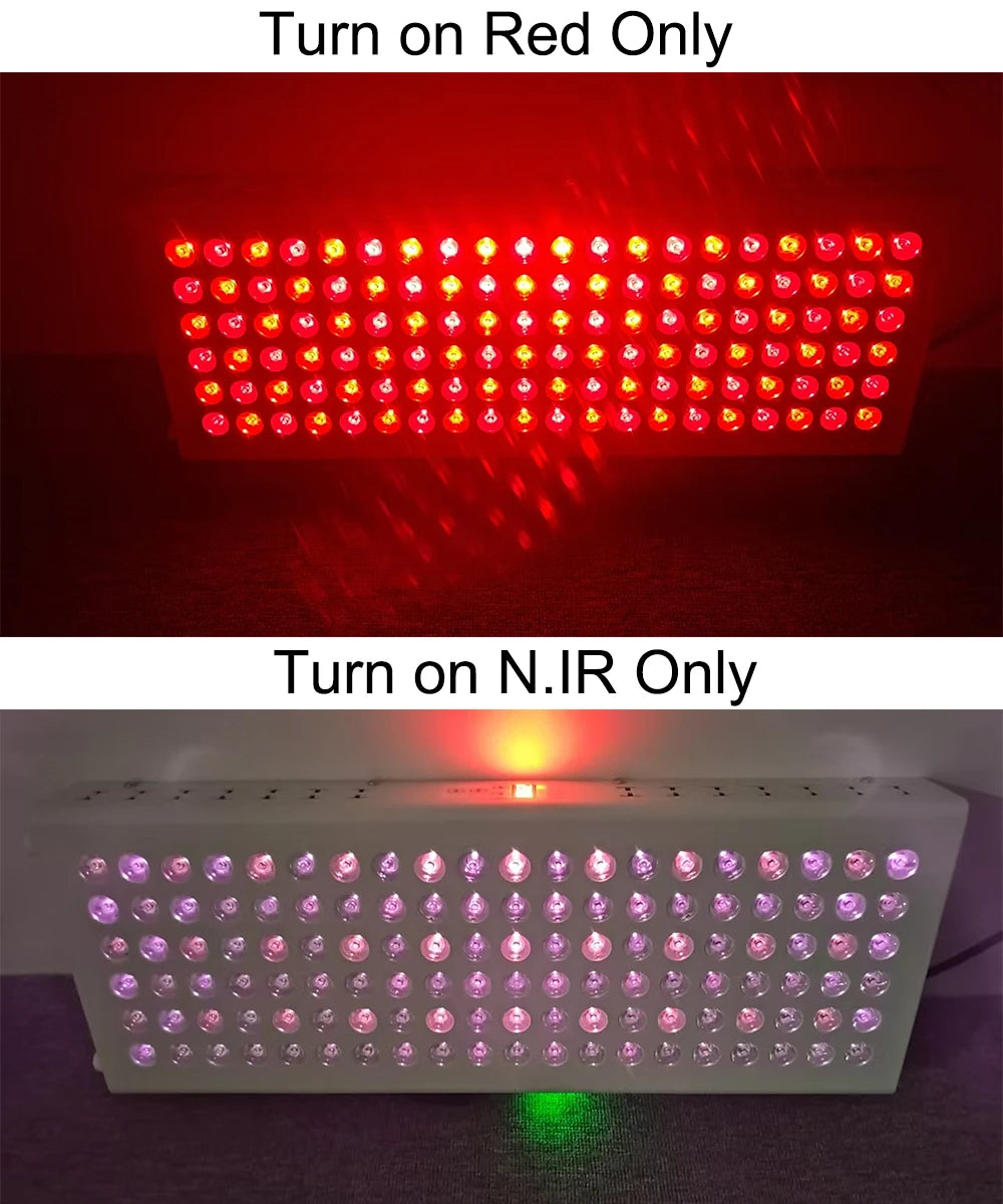 Dual Chip Red Light Therapy Panel Lamp 630nm 660nm Near Infrared Therapy Light 810nm 830nm 850nm LED Beauty Devices Face Body