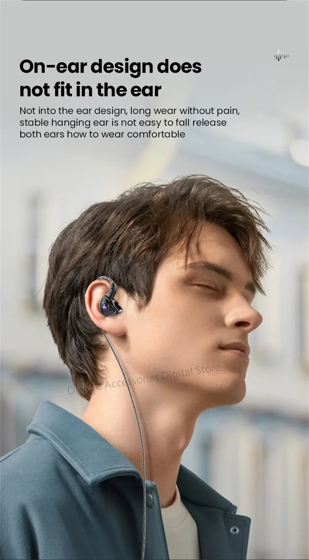 Tidesmit USB-C Wired Earbuds with 9D HiFi Stereo Bass - S16 Series Tidesmit