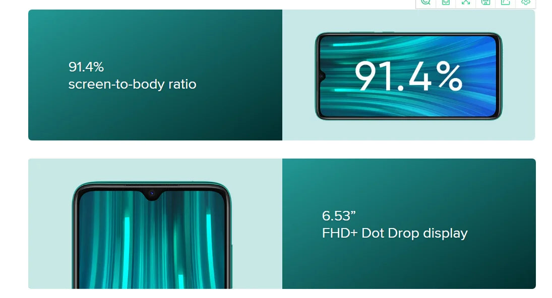 Global ROM Xiaomi Redmi Note 8 Pro 6GB 64GB/128GB 4G Smartphone NFC Android Cell Phones Mobil Phone Dual SIM Cellphone