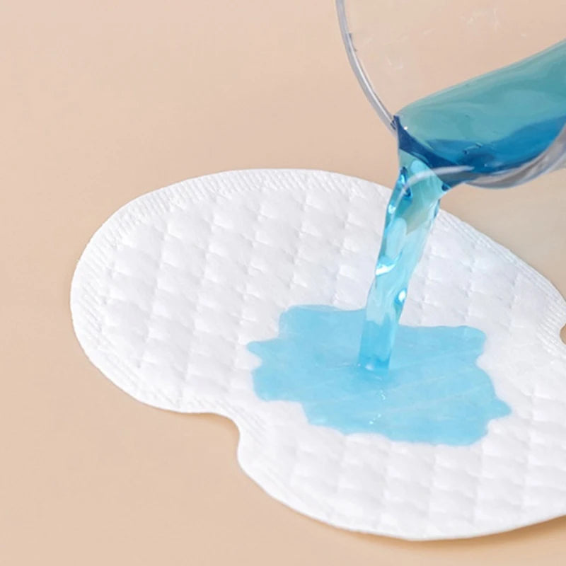 Tidesmit 50Pcs disposable unisex underarm sweat pads for effective summer anti-perspiration and odor protection.