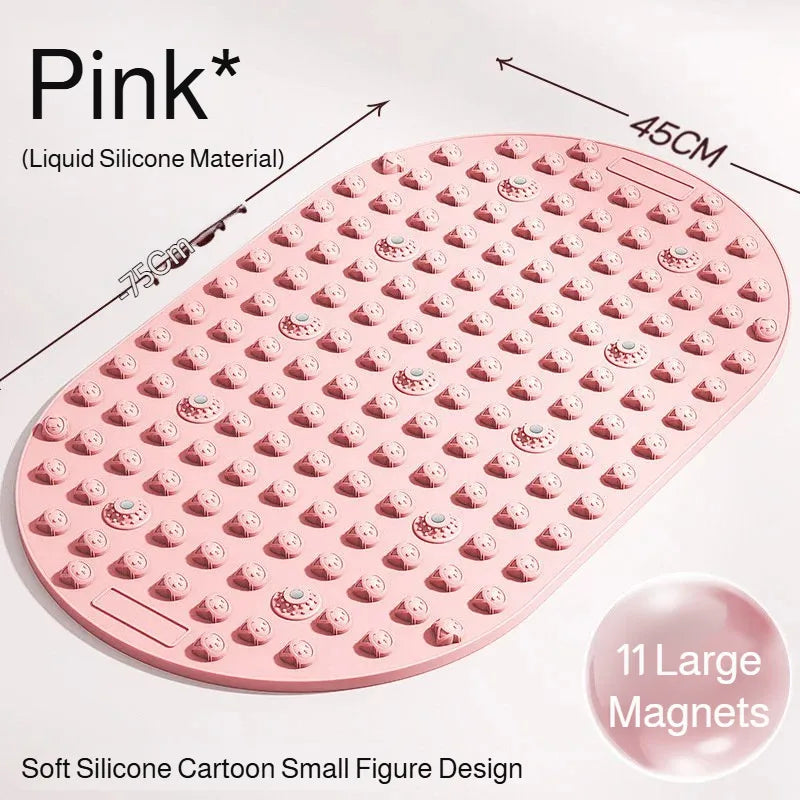 Multifunctional Liquid Silicone Foot Massage Pad Foot Acupoint Finger Pressure Board Indoor Jogging Magnetic Shiatsu Yoga Mat
