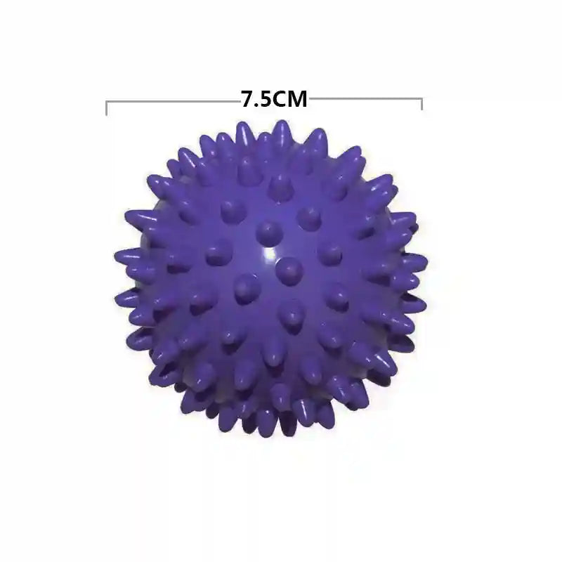 Spiky Massage Ball for Myofascial Release - 7.5cm Portable Wellness Tool Relaxation Treatment Tidesmit