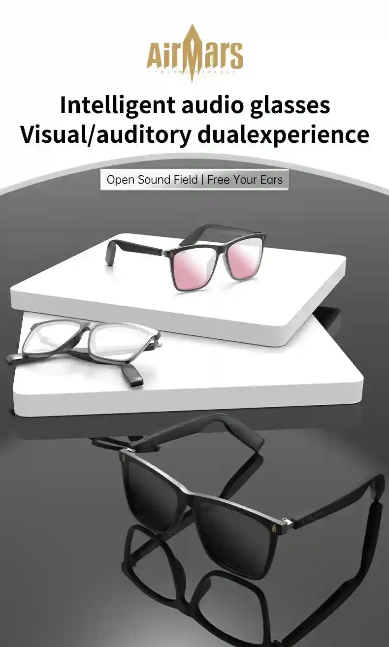 Smart Audio Sunglasses with Spatial Sound - Bluetooth Wireless Tidesmit