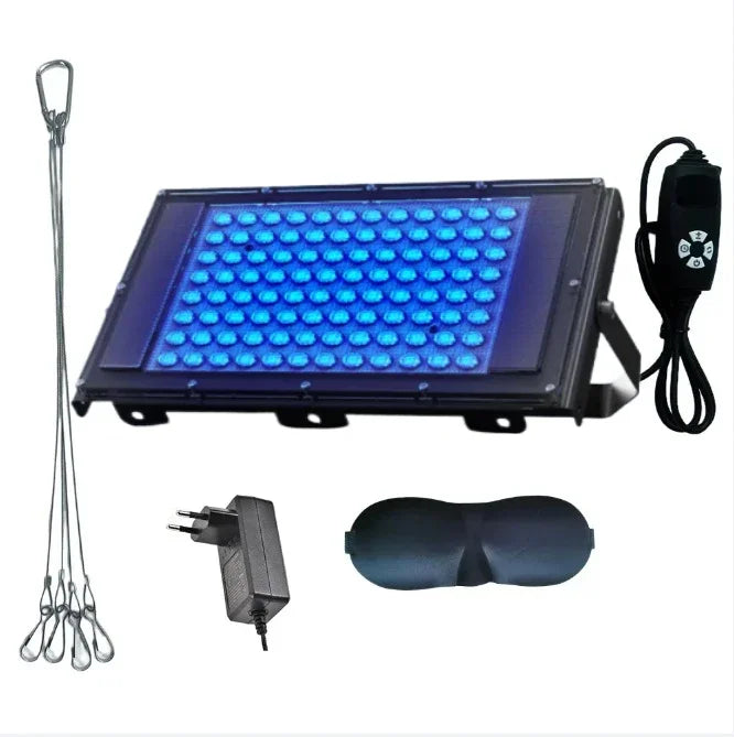 UV Solarium Lamp for Tanning Body Adjustable Stand，460nm&480nm Purple Light Ultraviolet Tanning Device for Skin Care Tanning