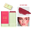 Tidesmit multi-functional blush stick shade swatch showing waterproof cream texture and high color payoff