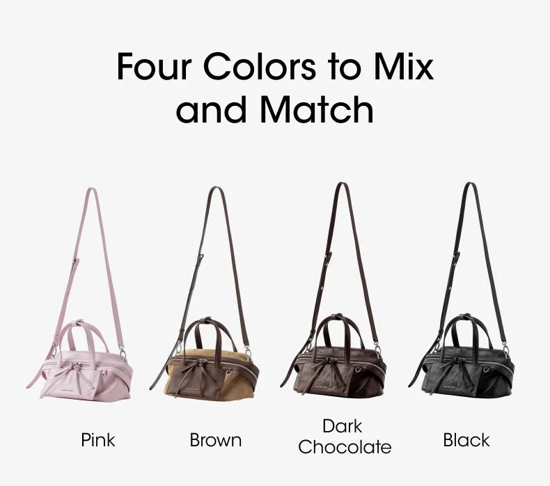 Amazing Song Original Design Cheese Roll Pillow Bag Small Top Grain Leather 2026 New Fashionable Women's bags