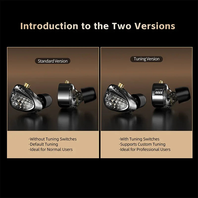 Hybrid IEM Noise Cancelling In-Ear Monitors - Tidesmit Tidesmit