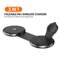 3-in-1 Wireless Travel Charger: Foldable MagSafe Compatible Dock YW10 Tidesmit