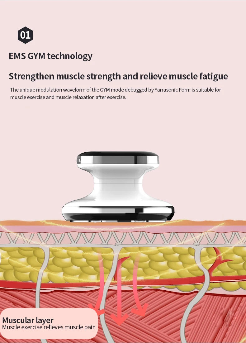 Cellulite Massager Machine - Cordless Deep Tissue Muscle Relief Device Body Shaping Massage Equipment Tidesmit