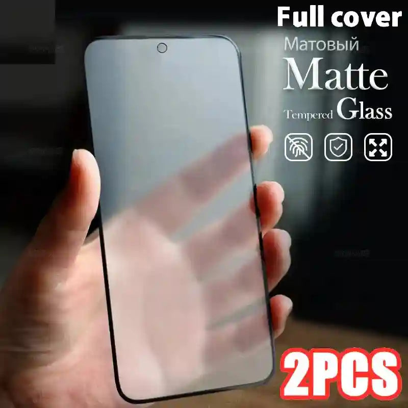Vivo Y22S Screen Protector Matte Anti-Fingerprint Tempered Glass 2 Pack AE Tidesmit