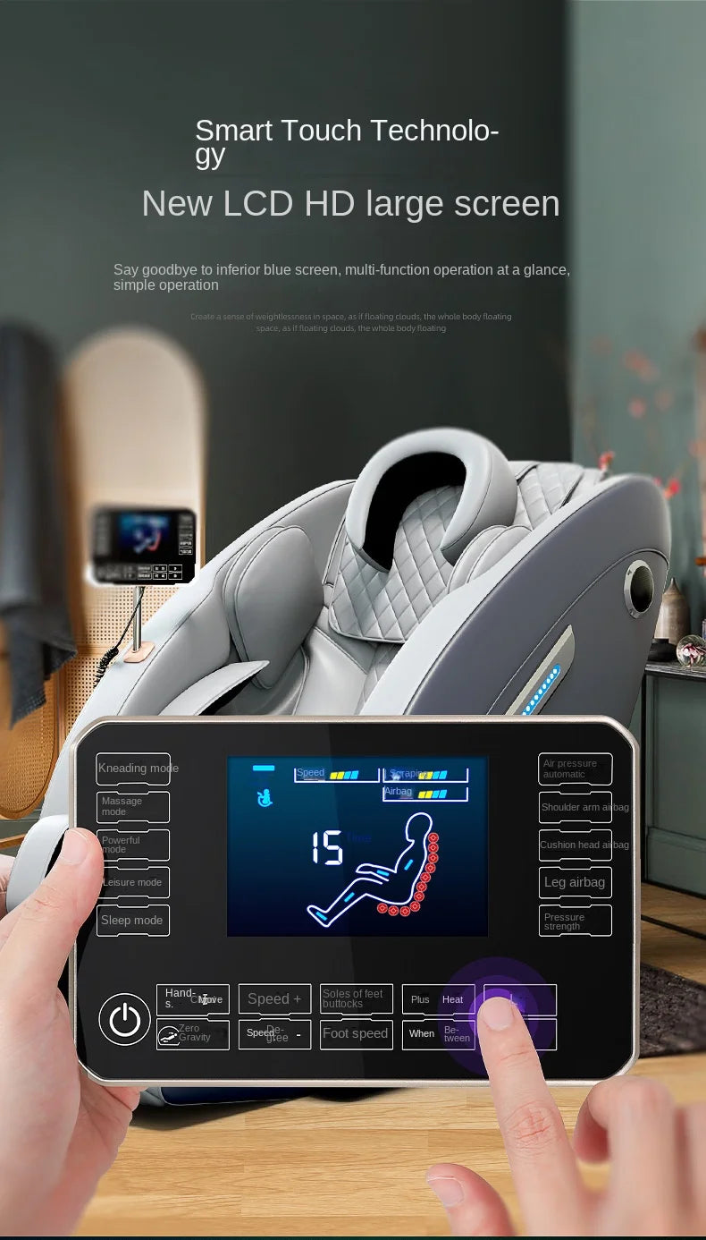 Shiatsu Full Body Massage Chair with Heat Therapy and 3D Rollers Massage Chairs Tidesmit