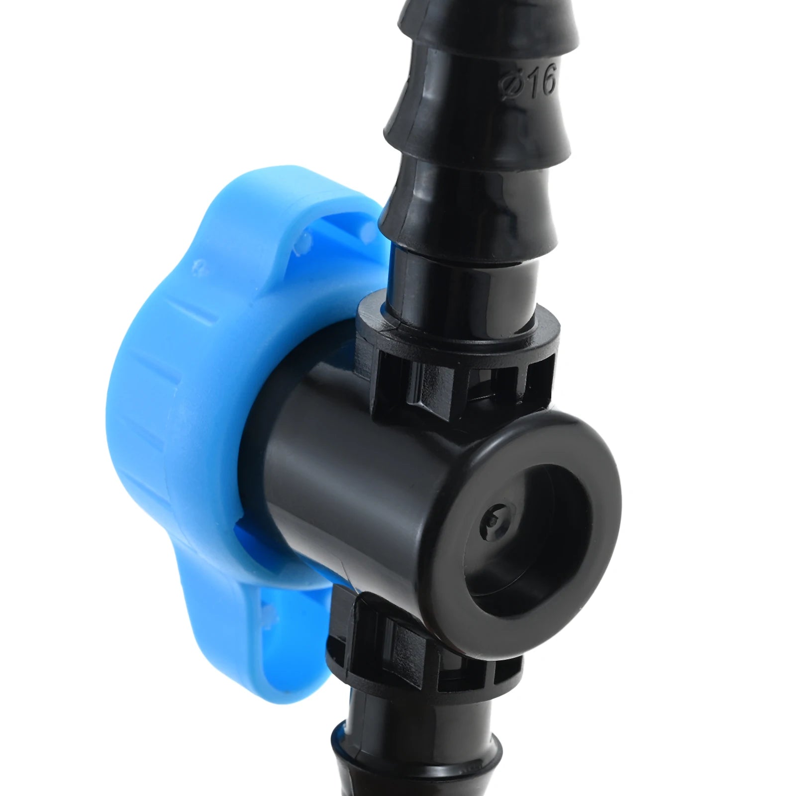 15pcs Plastic Drip Irrigation 1/2 Inch Barbed Shut Off Valve for 1/2 Inch 16mm Drip Irrigation Tubing for Drip Sprinkler Systems