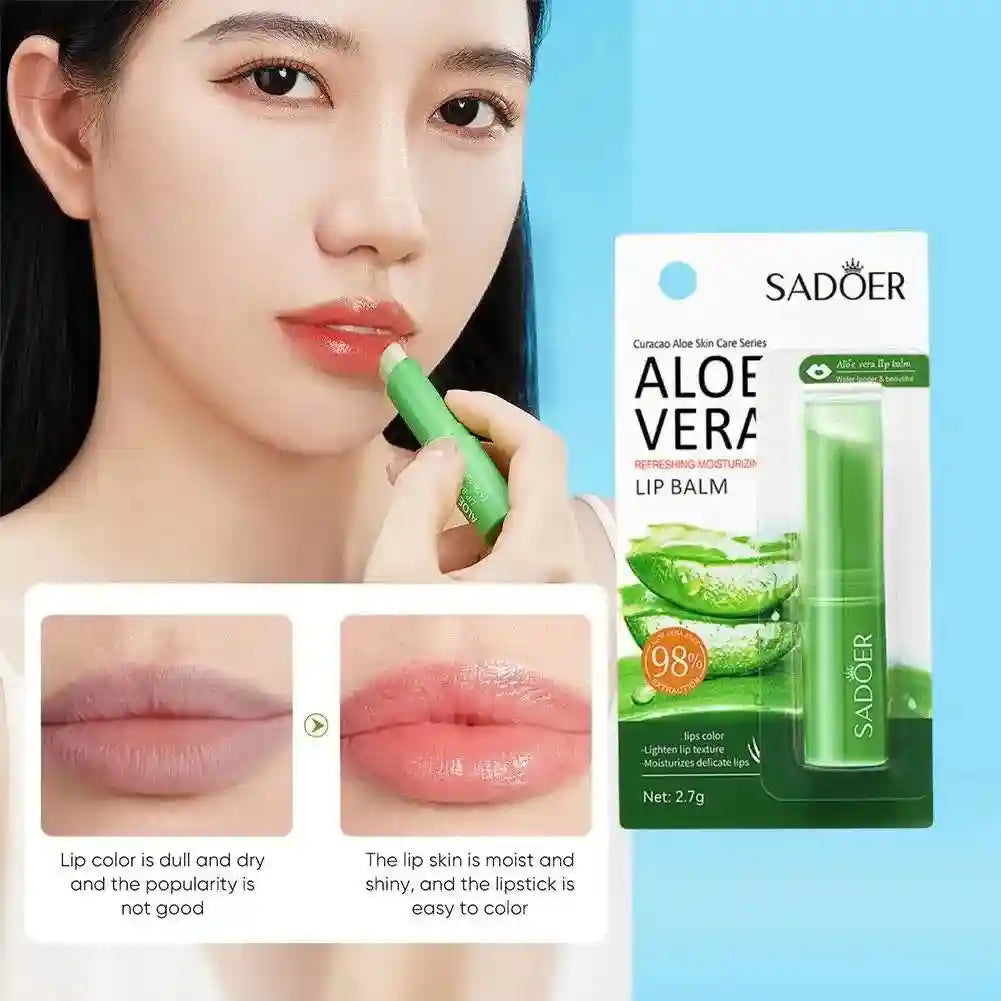 Aloe Vera Lip Balm 5-Pack: Nourishing Moisturizing Lip Treatment Lip Care Tidesmit