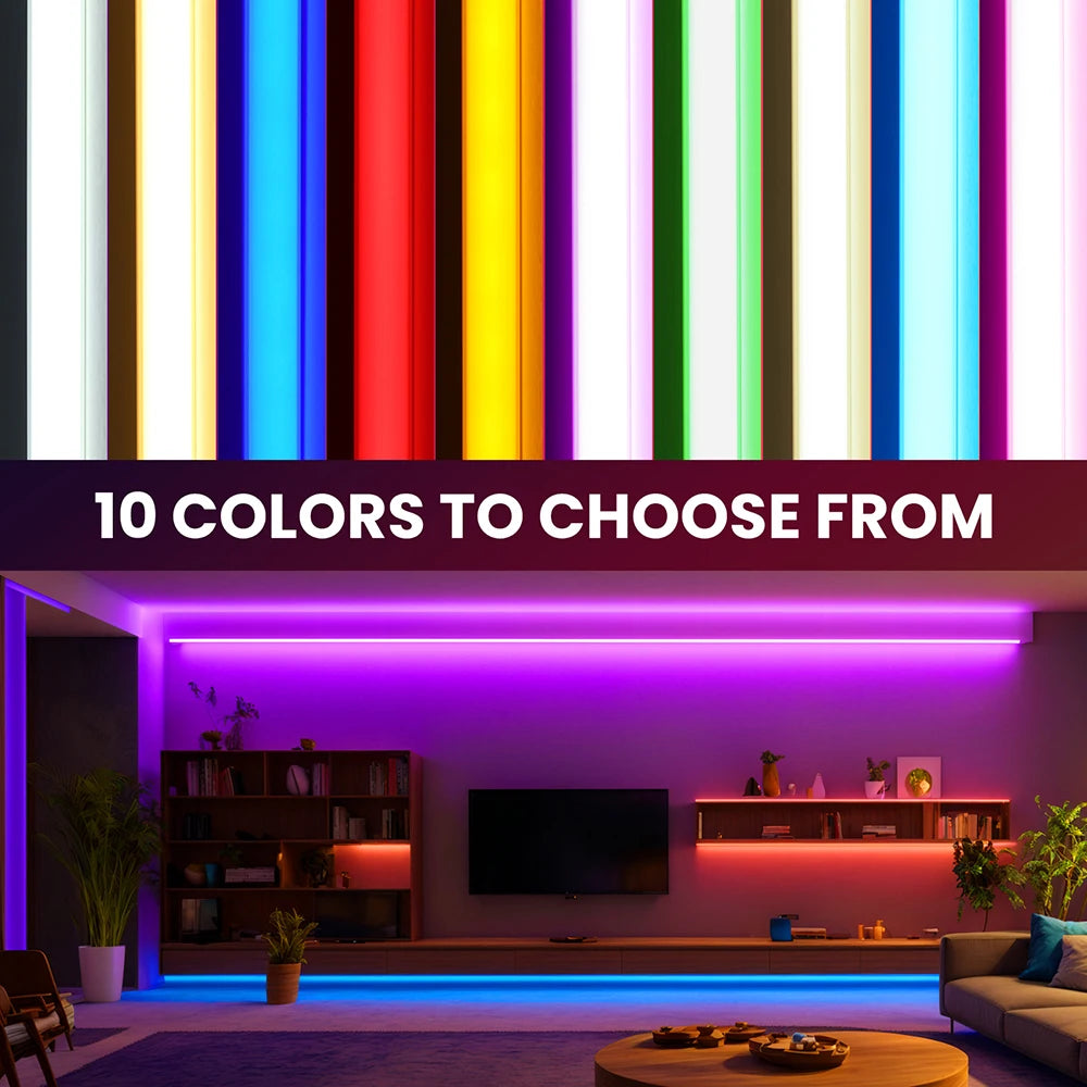 220V Dimmable COB Led Strip Light ON/OFF Dimmer Waterproof 288Leds Flexible Neon Lamp Home Decor EU Power Kit Warm Natural White