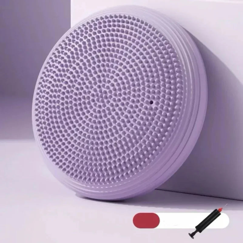 Inflatable Core Balance Pad 34cm Dynamic Stability Trainer PVC For Women Home Yoga Pilates Fitness