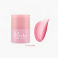 Hydrating pink twist-up lip balm by Pagevine with a glossy, non-sticky tinted texture, shade 01 Red Bite.