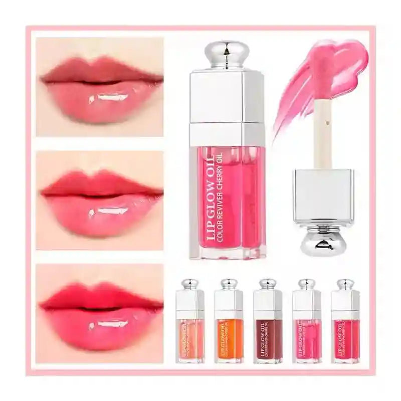 Moisturizing Lip Oil Gloss - Plumping and Exfoliating Treatment Lip Care Tidesmit