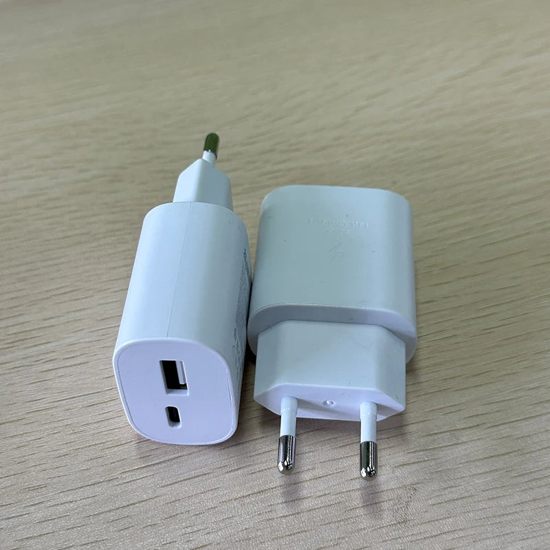 Samsung 25W USB-C Fast Charger Adapter - EU & US Plug Options Tidesmit