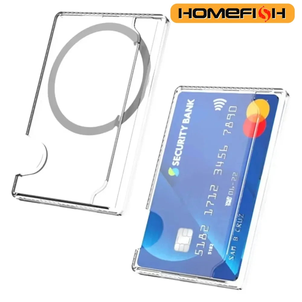Magnetic Phone Card Holder Case - Slim Shock-Absorbing Cover 1pc Tidesmit
