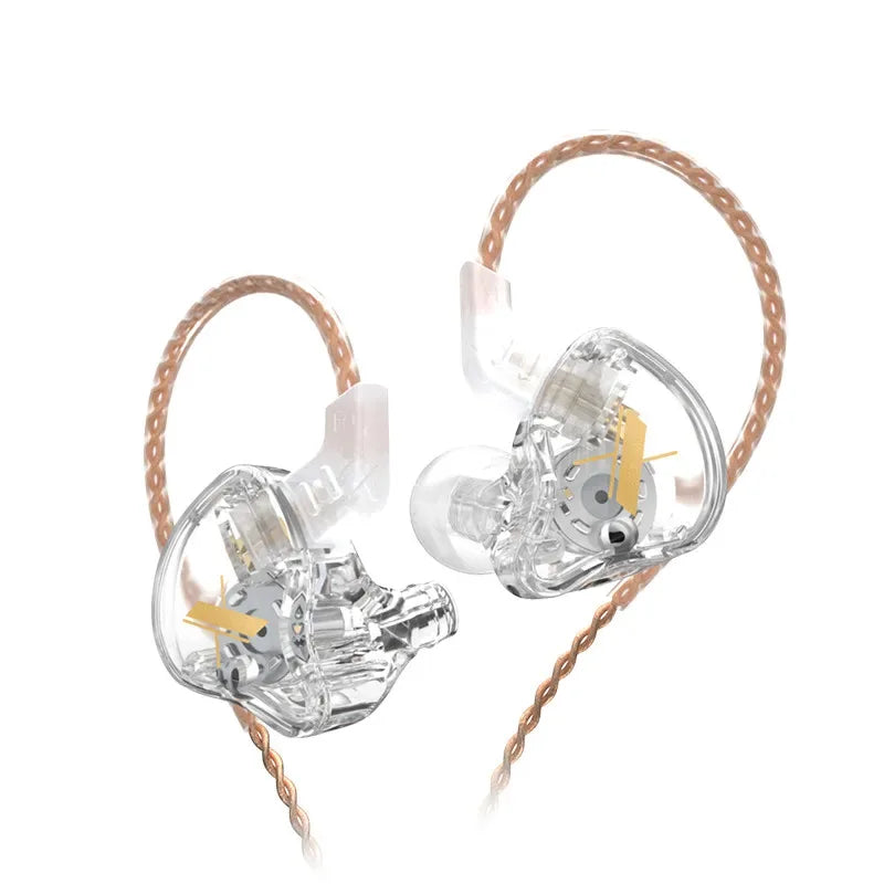 HiFi Wired In-Ear Monitor with Microphone by Tidesmit - EDX Series EDX Transparent No China Mainland Tidesmit