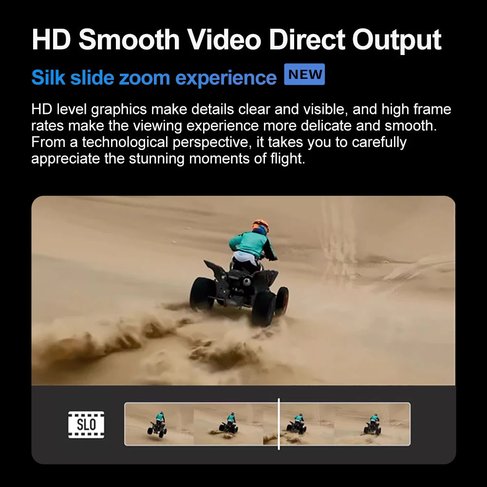 4K Camera Drone: Foldable Wide Angle WiFi Quadcopter for Beginners Tidesmit