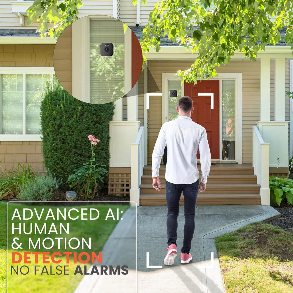 2PCS/1PCS HEIYOUCAM Window Camera-Replaces Outdoor Cameras | 2.4/5GHz Wi-Fi | 3MP HD | Full-Color Night Vision Thru Window
