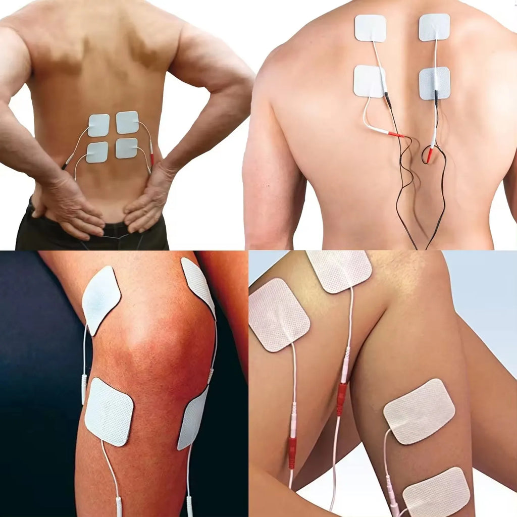 Electric Muscle Stimulator: 4-in-1 TENS IFT Recovery Device for Relief Body Shaping Massage Equipment Tidesmit