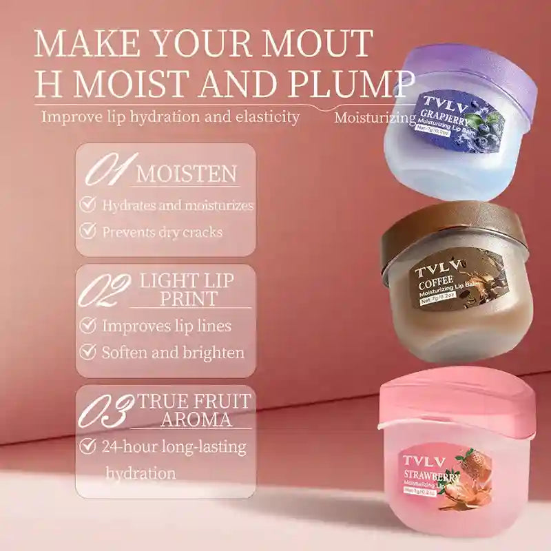 Fruit Lip Balm Set - Moisturizing Lip Care Treatment (8Pcs) Lip Care Tidesmit