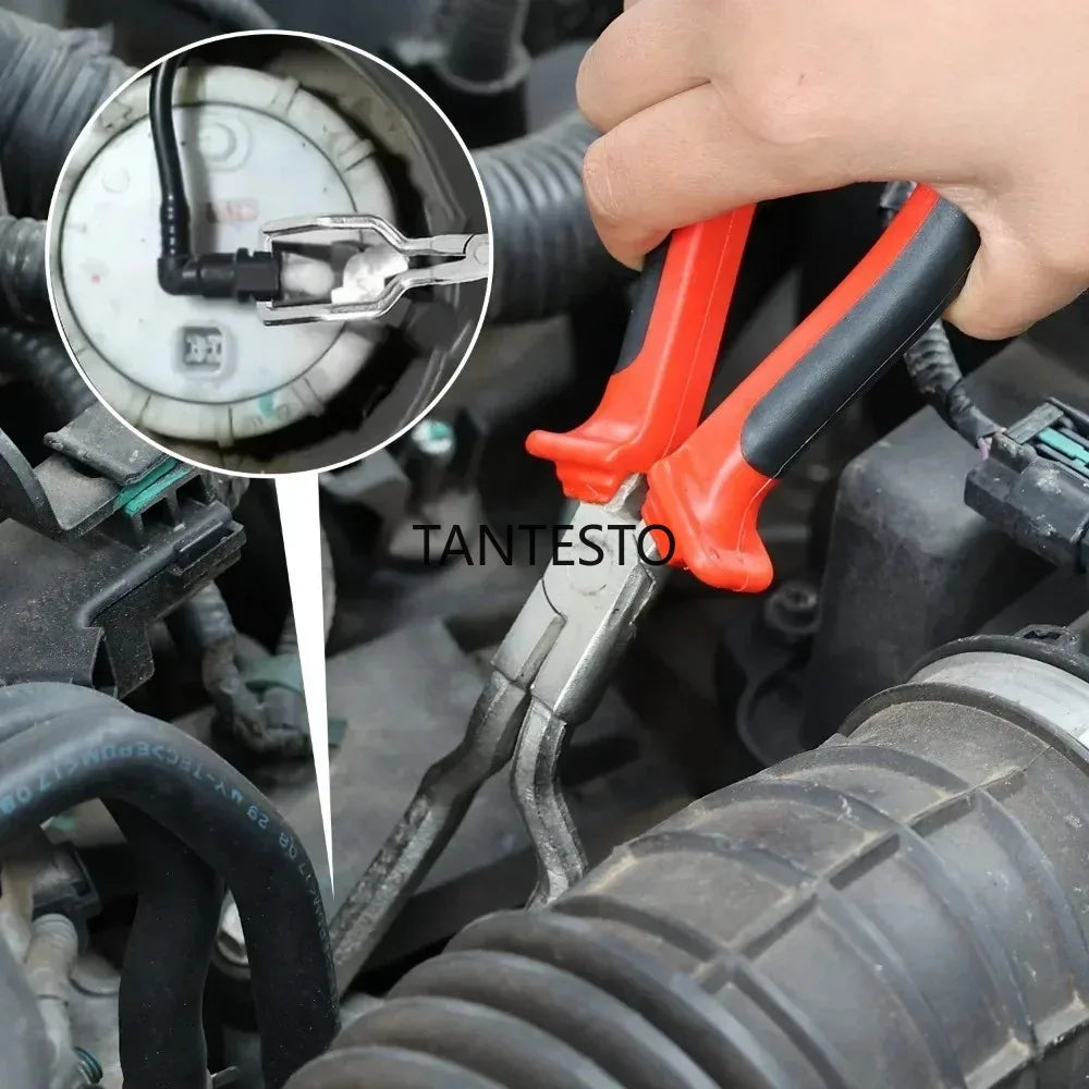 Automotive Fuel Filter Hose Line Pipe Connector Clamp Wrench Removal Tool